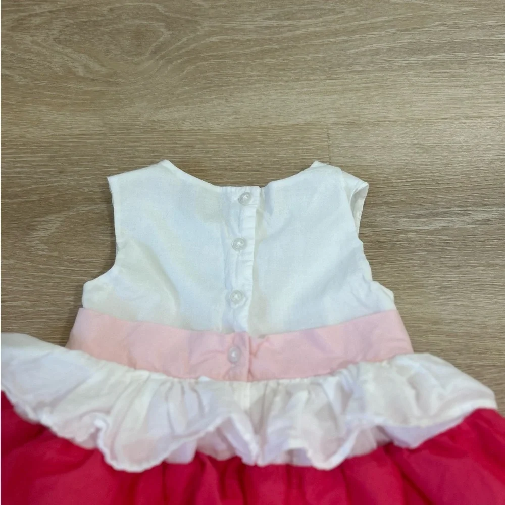 Gymboree Girls 4T Birthday Shop Pink Ruffled Tiered Dress